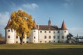 Castle Dobersberg in autmun Royalty Free Stock Photo