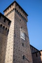 Castle of the dukes of sforza in milan city, lombardy, italy Royalty Free Stock Photo