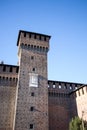 castle of the dukes of sforza in milan city, lombardy, italy Royalty Free Stock Photo