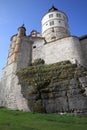 Castle of the Dukes of Wurttemberg in Montbeliard. Alsace Royalty Free Stock Photo