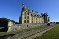 Castle of Ecouen in the northern suburbs of Paris Royalty Free Stock Photo