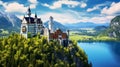 Neuschwanstein Castle: A Fairytale Rococo Masterpiece With Photorealistic Representation