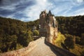 Castle Eltz in Germany. Sommer landscape.