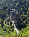 Castle Eltz in Germany. Sommer landscape