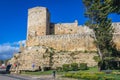 Castle in Enna town, Sicily in Italy