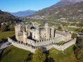 The castle of Fenis in Val D Aosta