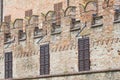 Castle of Fontanellato. Emilia-Romagna. Italy. Royalty Free Stock Photo