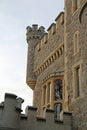 Castle fort turrets Royalty Free Stock Photo