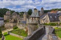 Castle of Fougeres in Brittany France