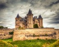 Enchanted Castle in France Royalty Free Stock Photo