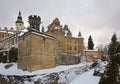 Castle in Frydlant v Cechach. Czech Republic Royalty Free Stock Photo
