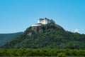 Castle Fuzer on hilltop in Hungary Royalty Free Stock Photo