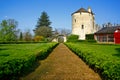 Castle garden Royalty Free Stock Photo