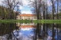 Castle gardens in Sucha Beskidzka, Poland. Royalty Free Stock Photo