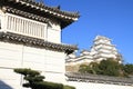 Castle gate of Himeji castle in Himeji Royalty Free Stock Photo