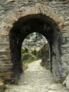 Castle gate in Sion (Switzerland)