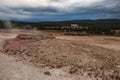 Castle Geyser - Upper Geyser Basin of Yellowstone Royalty Free Stock Photo