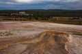 Castle Geyser - Upper Geyser Basin of Yellowstone Royalty Free Stock Photo