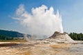 Castle geyser, Yellowstone national park Royalty Free Stock Photo