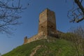 Castle Gleichen in Germany with blue sky in spring time Royalty Free Stock Photo