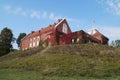 Castle in Gostynin Poland in autumn