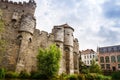 Castle Gravensteen in Ghent Royalty Free Stock Photo