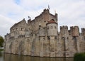 Castle Gravensteen in the old city center of Gent Royalty Free Stock Photo