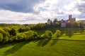 Castle greifenstein in hesse germany in spring