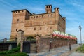 Castle of Grinzane Cavour Royalty Free Stock Photo