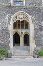 Castle Grodziec - main building, entrance. Royalty Free Stock Photo