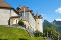 Castle of Gruyeres, Fribourg canton, Switzerland Royalty Free Stock Photo