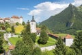 Castle of Gruyeres, Fribourg canton, Switzerland Royalty Free Stock Photo