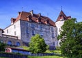 Castle of Gruyeres, Fribourg, Switzerland Royalty Free Stock Photo