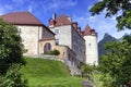 Castle of Gruyeres, Fribourg, Switzerland Royalty Free Stock Photo