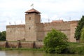 The castle in Gyula, Hungary.