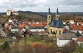 Castle of GÃÂ¶ssweinstein and dome Royalty Free Stock Photo