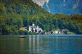 Castle on Hallstatt lake shore