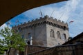 Castle of Haut de Cagnes Royalty Free Stock Photo