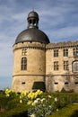 Castle Hautefort Dordogne France Royalty Free Stock Photo