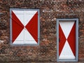 Castle shutter detail in Helmond, Netherlands Royalty Free Stock Photo