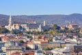 Castle hill with Fisherman bastion and Matthias church in autumn, Budapest, Hungary Royalty Free Stock Photo