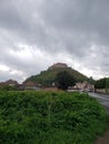 Castle on the hill in Mukachevo city Ukraine