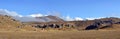 Castle Hill Rock Formations Panorama, Canterbury, New Zealand