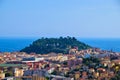 Castle Hill and city aerial panoramic view, Nice, France Royalty Free Stock Photo