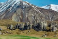 Castle Hill during winter time, South Island, New Zealand