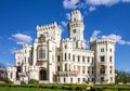 Castle Hluboka nad Vltavou, Czech Republic.