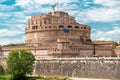 Castle of the Holy Angel in ancient centre of Rome, Italy Royalty Free Stock Photo