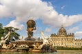 Grounds of Castle Howard with Atlas Fountain in oreground.