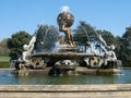 Castle howard water fountains in the sun