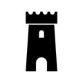 Castle icon vector design template basic RGB